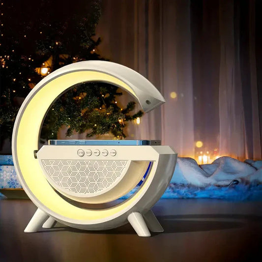 G-Shape LED Wireless Charging Speaker Lamp